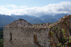 Uitzicht vanaf "Karvelas" terras