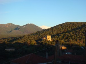 Sneeuw op Taygetos december 2012