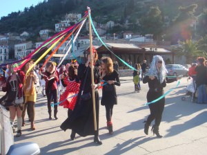 Afvaardiging van de dansvereniging