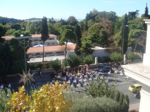 Oefenen voor de parade