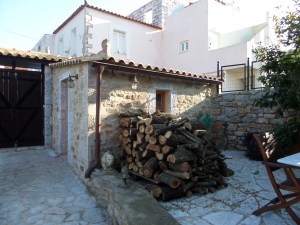 Bos hout voor de deur