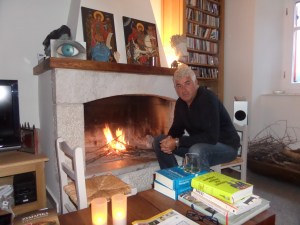 Open haard met Jeroen