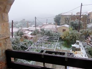 Sneeuw in Marathea 2015