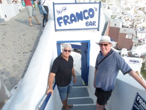 Jeroen en Henk bij Franco's 