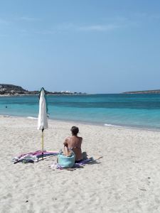 Diana op strand Panagia op Elafonisos