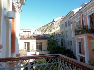 Uitzicht Aetoma naar Palamidi