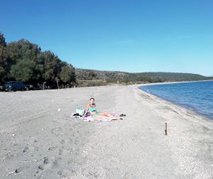 OP het strand op 11 november 2015