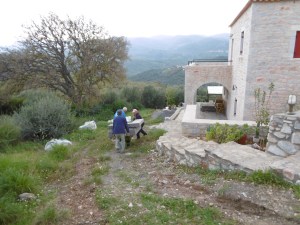 Transport bank naar tuin van buren