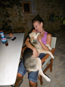 Souri op schoot bij Diana