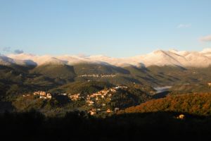 Uitzicht vanaf "Karvelas-terras" op 10 januari 2017